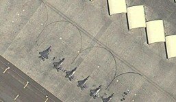American F-22s Parked Less Than Six-Minute Flight from Iran